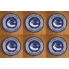 Vancouver Canucks Round Coasters x 6
