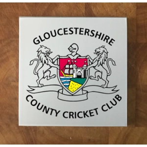 Gloucestershire GLASS Coasters x 4