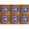 Colorado Avalanche Round Coasters x 6