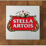 Stella Artois GLASS Coasters x 4