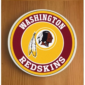 Washington Redskins Round Coasters x 6