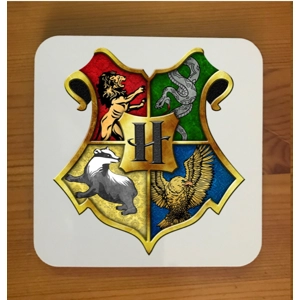 Harry Potter Hogwarts Coasters x 6