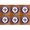 Winnipeg Jets Round Coasters x 6
