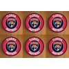 Florida Panthers Round Coasters x 6
