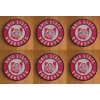 Ohio State Buckeyes Round Coasters x 6