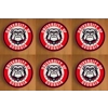 Georgia Bulldogs Round Coasters x 6