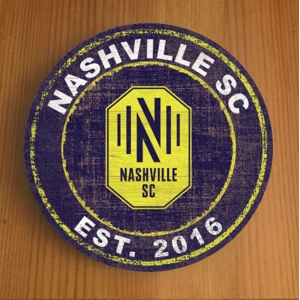 Nashville SC Round Coasters x 6