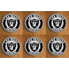 Las Vegas Raiders Round Coasters x 6