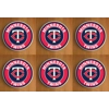 Minnesota Twins Round Coasters x 6
