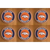 Denver Broncos Round Coasters x 6