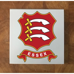 Essex GLASS Coasters x 4