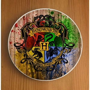 Harry Potter Hogwarts Round Coasters x 6