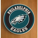 Philadelphia Eagles Round Coasters x 6