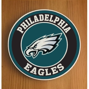 Philadelphia Eagles Round Coasters x 6