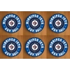 Winnipeg Jets Round Coasters x 6
