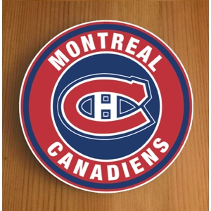 Montreal Canadiens Round Coasters x 6