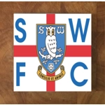 Sheffield Wednesday GLASS Coasters x 4