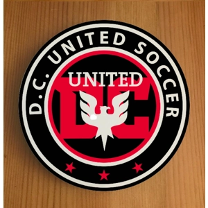 DC United Round Coasters x 6