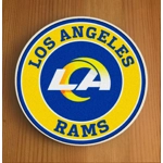 Los Angeles Rams Round Coasters x 6
