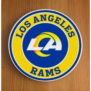 Los Angeles Rams Round Coasters x 6