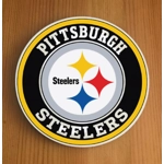Pittsburgh Steelers Round Coasters x 6