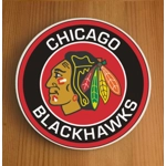 Chicago Blackhawks Round Coasters x 6