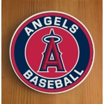 Los Angeles Angels Round Coasters x 6