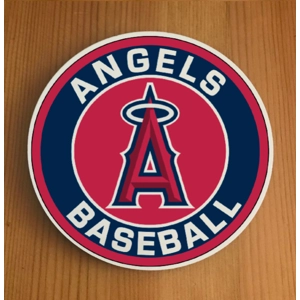 Los Angeles Angels Round Coasters x 6