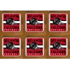 Atlanta Falcons Coasters x 6