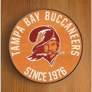 Tampa Bay Buccaneers Round Coasters x 6
