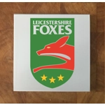 Leicestershire GLASS Coasters x 4