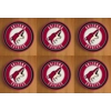 Arizona Coyotes Round Coasters x 6