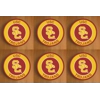 USC Round Coasters x 6