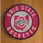 Ohio State Buckeyes Round Coasters x 6
