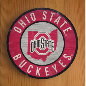 Ohio State Buckeyes Round Coasters x 6