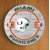 Miami Hurricane Round Coasters x 6