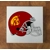 USC Trojans GLASS Coasters x 4