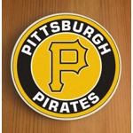 Pittsburgh Pirates Round Coasters x 6