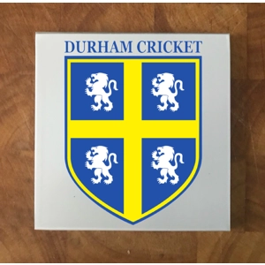 Durham GLASS Coasters x 4