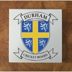 Durham GLASS Coasters x 4