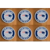 New England Patriots Round Coasters x 6