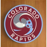 Colorado Rapids Round Coasters x 6