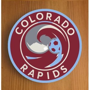 Colorado Rapids Round Coasters x 6