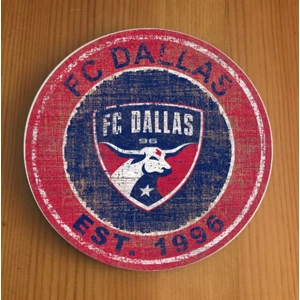 FC Dallas Round Coasters x 6