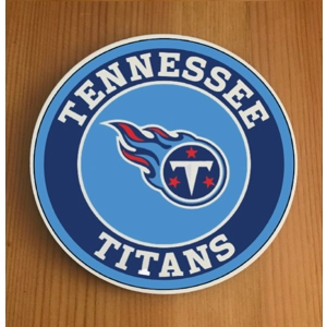 Tennessee Titans Round Coasters x 6