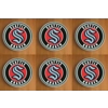 Seattle Kraken Round Coasters x 6