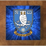 Sheffield Wednesday GLASS Coasters x 4