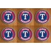 Texas Rangers Round Coasters x 6