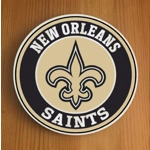 New Orleans Saints Round Coasters x 6