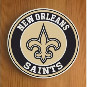 New Orleans Saints Round Coasters x 6